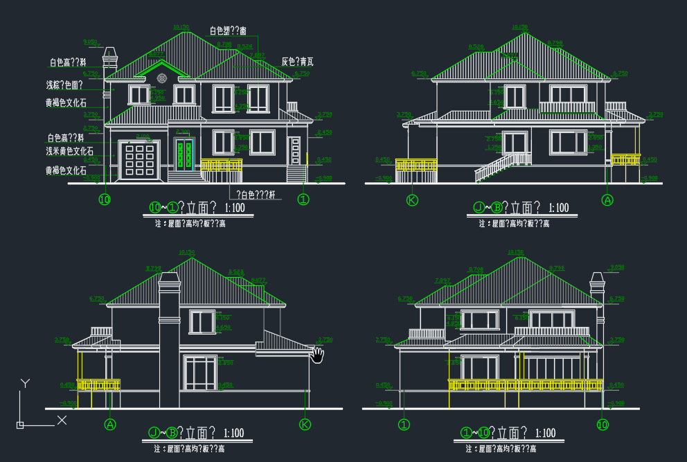 農(nóng)村2層自建房設(shè)計圖源文件